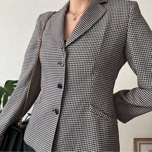 vintage Armani houndstooth blazer 🖤🤍